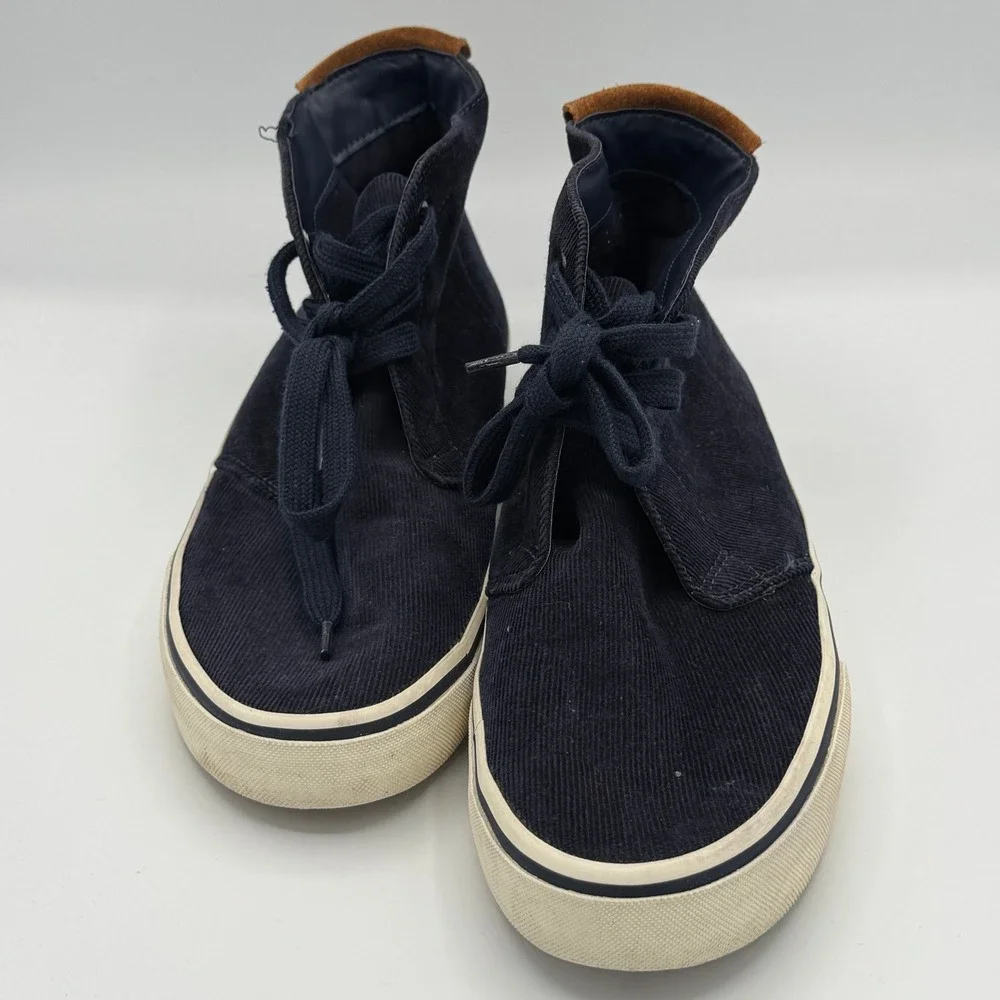 Polo Ralph Lauren Men's‎ Navy Corduroy Chukka Boots Size 9.5D